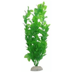 Trade Shop Traesio-pianta 27 Cm Piantina Artificiale Per Acquario Piante Finte Plastica Color Verde -