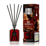 Trade Shop Traesio-maxi Diffusore Ambiente Cubo Con Bastoncini Fragranza Re Rosso Mosto E Uva 250ml -