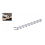 Trade Shop Traesio-profilo In Alluminio Da 2mt Slim Con Copertura Opaca Per Strip Led Strisce Al-02 -