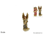 Trade Shop Traesio-statuina Angelo 9 Cm Per Presepe In Resina Decoro Natale Natalizio Nativita' -