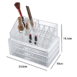 Cleafe-organizer Trasparente 3 Cassetti Porta Gioielli Trucchi Cosmetici Make-up 10254 -