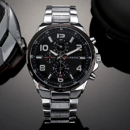 Orologio Da Polso Curren 8276 Uomo Analogico Quarzo Business - Foto 1