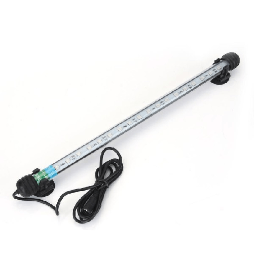 Trade Shop Traesio-lampada Immersione Led Per Acquario Tubo Led T4 Dee5 Luce Pesci Bianca 50cm 2w -