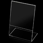 Trade Shop Traesio-set 2pz Cornici Espositore Trasparente Plexiglass 18x24cm Verticale Porta Foto -