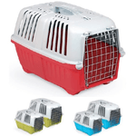 Trade Shop Traesio-trasportino Con Griglia In Metallo Per Cani E Gatti Da Viaggio 48 X 33 X 32 Cm -