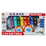 Trade Shop Traesio-xilofono Colorato Con Batteria Con Suoni E Musica Gioco Per Bambini Da Mesi 18+ -