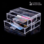 Cleafe-organizza Cosmetici Make Up Aclinico Trasparente Cosmetic Organizer 2 Cassetti -