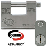 Corbin-lucchetto Catenaccio Monoblocco In Acciaio Cementato Grizzly Corbin Antitrapano -