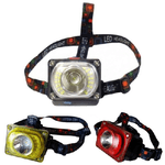 Trade Shop Traesio-torcia Lampada Frontale Led Ricaricabile 30led Cree T6 4 Funzioni A Litio -