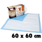 Trade Shop Traesio-30 Tappeti Tappetini Assorbenti Traversine Per Cani Trattiene Odori 60x60cm -