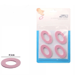 Trade Shop Traesio-confezione 4 Pz Cerotti Per Calli Protezione Cura Piedi 4.5cm In Silicone 53492a -