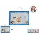 Trade Shop Traesio-lavagna Magnetica Con Cornice In Plastica Per Bambini Con Pennarello Gioco 07686 -