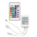 Trade Shop Traesio-mini Centralina Rgb Controller Ir 2 Uscite Per Strip Led Telecomando 12v Te-rgb2 -