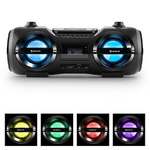 Trade Shop Traesio-cassa Amplificata Soundblaster Stereo Boombox Bluetooth 3.0 Cd/mp3/usb Max. 50w Auna -