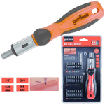 Trade Shop Traesio-set 38 Punte Di Precisione 25mm Phillips Torx Taglio Stella Torx Hex Slotted -