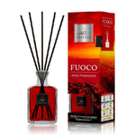 Trade Shop Traesio-maxi Diffusore Ambiente Cubo Con Bastoncini Fragranza Fuoco Rosa Passionale 250ml -