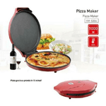 Trade Shop Traesio-piastra Elettrica Cuoci Pizza 850/1000watt Doppio Riscaldamento Cuoce In 15 Min. -