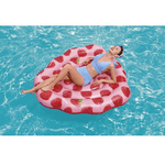 Trade Shop Traesio-materassino Gonfiabile Profumato Lampone 165x151cm Moda Mare Acqua Piscina 43396 -