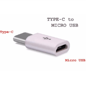 Trade Shop Traesio-mini Otg Adattatore Convertitore Da Type-c Plug A Micro Switch Alluminio -