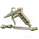 Trade Shop Traesio-kit Set Pistola Per Compressore Soffiaggio Aria Con Accessori 5 Pezzi -