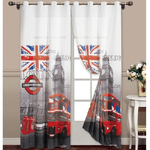 Trade Shop Traesio-tenda London Londra British Uk Pannello Anelli Arredo Porta Finestra Bastone -