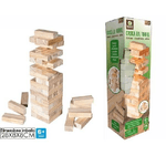 Trade Shop Traesio-casca La Torre 54 Pz In Legno Gioco Abilità Strategia Per Bambini Età 6+ 751900 -