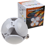 Trade Shop Traesio-lampada Lampadario Deformabile Led 40w 6800k 5 Vie Bianca Attacco E27 Ufo Palla -