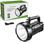 Trade Shop Traesio-torcia Lampada Faro Portatile Led 5w Batteria Luce Emergenza Doppia Impugnatura -