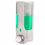 Trade Shop Traesio-dispenser Sapone Liquido A Parete Contenitore Liquidi Casa Negozio Bagno 300 Ml -