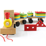 Trade Shop Traesio-trenino Legno Gioco Bambino Didattico Educativo Forme Puzzle Incastro -