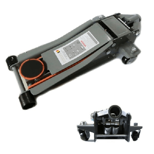 Trade Shop Traesio-crick Cric 3 Tonnellate Sollevatore Idraulico Ribassato A Carrello Con Pedale -