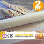 Trade Shop Traesio-rotolo Bobina Carta Forno 41gr/mq Per Alimenti 6 Mt 280° Per Dolci Biscotti -