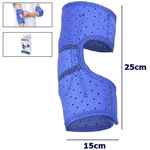 Trade Shop Traesio-gomitiera Fascia Elastica Supporto Tutore Per Gomito Anallergico Bambini Blu S -