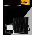 Trade Shop Traesio-faretto Faro Led Solare 200w Telecomando Ip65 Luce Bianca Fredda 6500k S01f-200w -