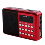 Trade Shop Traesio-radio Lettore Mp3 Mini Speaker Portatile Con Flash Driver Tf Card Display Led -