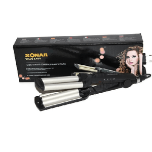 Trade Shop Traesio-piastra Sonar Wave Envy Capelli Ondulati Mossi Arriccia Onde In Metallo -