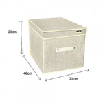 Cleafe-box Scatola Salvaspazio Portatutto Contenitore Organizer 25 X 40 X 30 Cm 69694 -