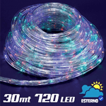 Trade Shop Traesio-tubo Luminoso 30 Metri Led Multicolor 720 Luci Per Interno E Per Esterno -