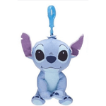 Trade Shop Traesio-portachiavi Di Stitch Con Clip Per Borsa In Peluche Lilo & Stitch Misura 11,5 Cm -