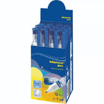 Trade Shop Traesio-set 12 Pz Correttore Blanco 7ml Bianco Penna Bianchetto Punta In Metallo Ufficio -