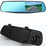 Trade Shop Traesio-auto Rearview Specchietto Dvr Telecamera Full Hd 1080p 4.3 "lcd Con Retro Cam -