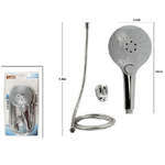 Cleafe-kit Doccetta Doccino Soffione Tondo Doccia Con Laccio 1,8mt Staffa 69110 Bagno -