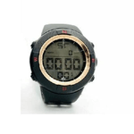 Trade Shop Traesio-orologio Da Polso Zcc 312 Digitale Sveglia Data Cronometro Sportivo Nero Dorato -