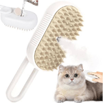 Trade Shop Traesio-spazzola A Vapore Per Gatti Cani Elimina Pelo Morto Sottopelo Cavo Usb -