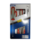 Trade Shop Traesio-set Cacciaviti Giraviti Professionali 6 Pezzi Cromo Vanadio 4 Flat + 2 Phillips -