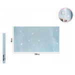 Trade Shop Traesio-rotolo Pellicola Adesiva Azzurra Con Stelle 45cm X 5mt Mobili Carta Parati 71129 -