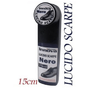 Trade Shop Traesio-lucida Scarpe Nero 75ml Con Crema Pulizia Calzature Uomo Donna Lucido -