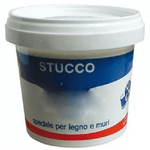 Trade Shop Traesio-stucco Universale Bianco In Pasta 1000gr. Pronto All'uso Per Rasatura Di Interni Muro Legno Superfici -