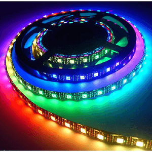 Trade Shop Traesio-striscia Strip 300 Led Rgb Digitale Multieffetto 7 Colori 5050 5 M Metri Interno -