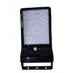 Trade Shop Traesio-faro Faretto Con Sensore Movimento Crepuscolare Led 20w Da Muro Energia Solare -